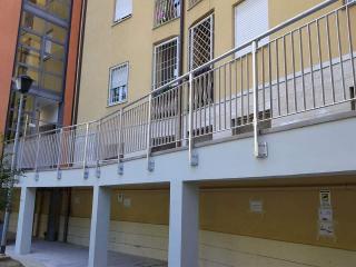 Parapetto corrimano in acciaio