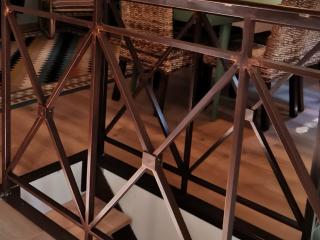 Parapetto corrimano in ferro