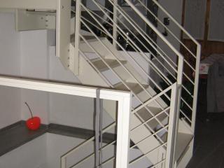 Parapetto corrimano in acciaio