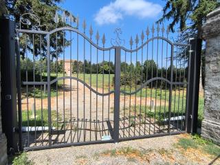 Cancello in ferro battuto forgiato a mano