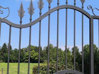 Cancello in ferro battuto forgiato a mano
