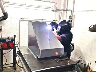 Cappa in acciaio inox