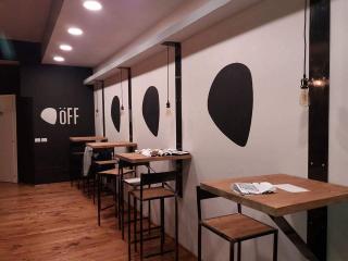 Arredi e complementi in ferro per oFF Bologna