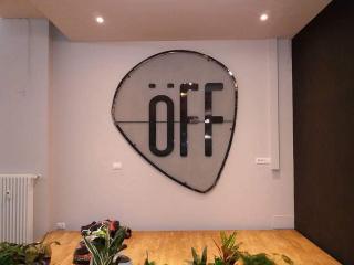 Arredi e complementi in ferro per oFF Bologna