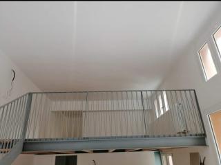 Soppalco in ferro e legno