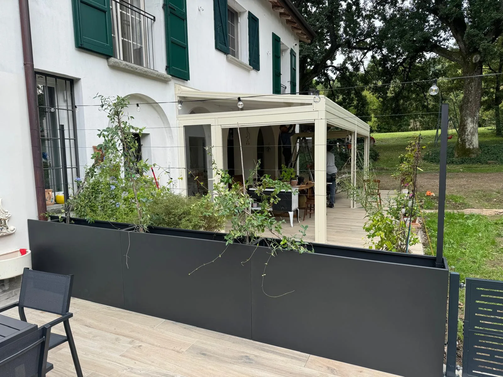 Fioriere in acciaio zincato e verniciato