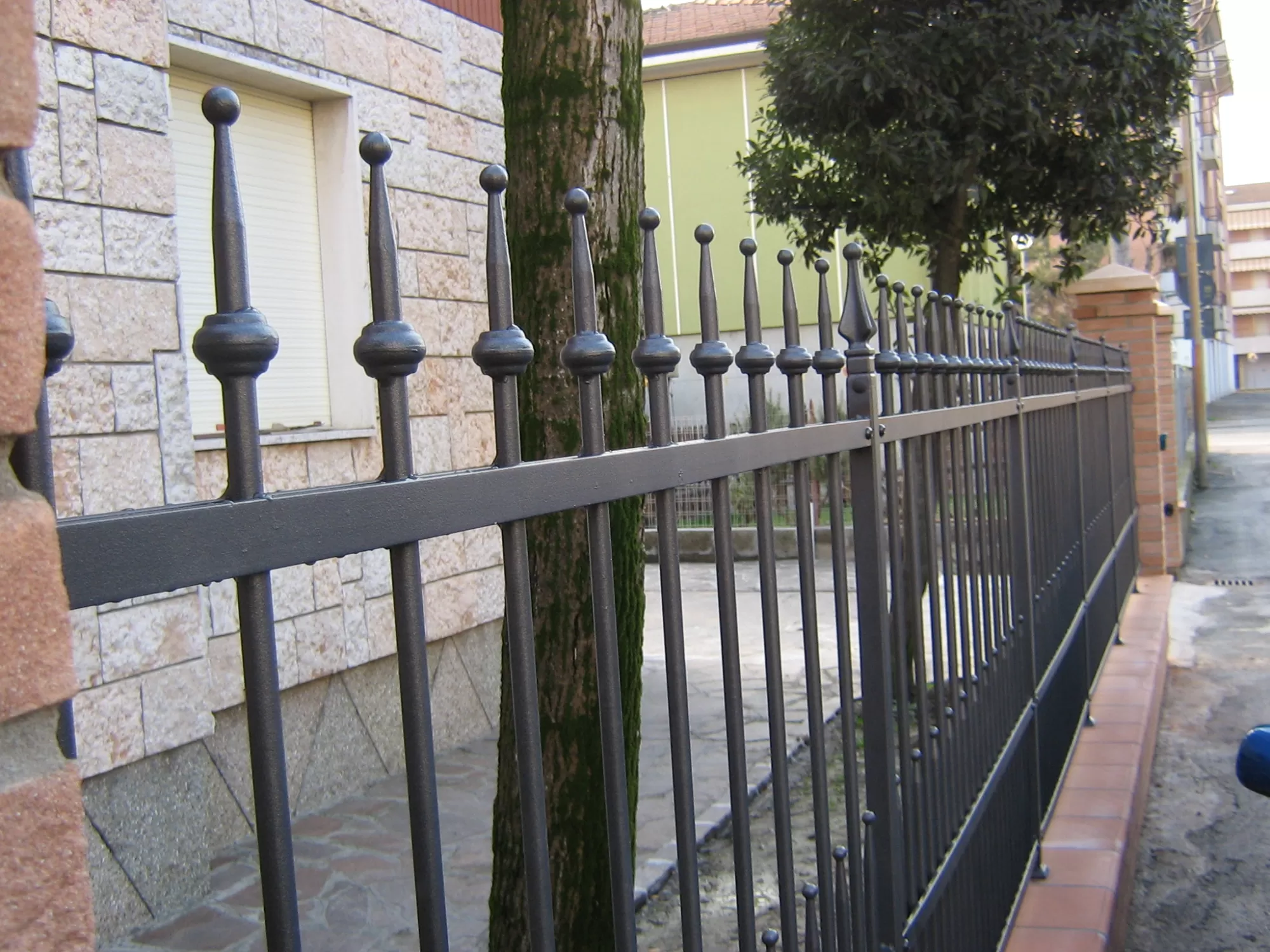 Recinzione in ferro battuto