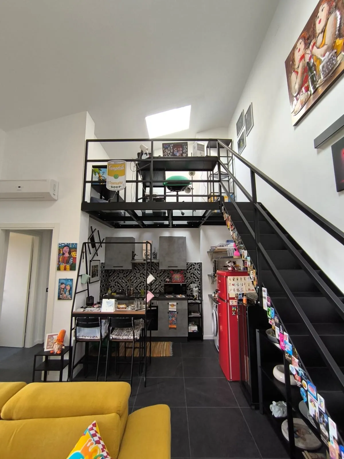 Abbiamo realizzato uno spazio abitabile dallo stile industrial unico