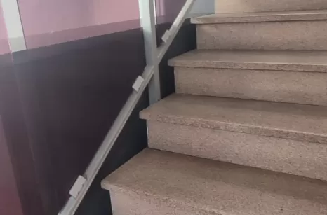 Balaustra prima della sostituzione