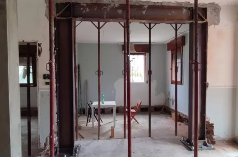 Cerchiatura in acciaio antisismica