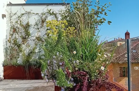 Realizzazione fioriere su misura in Acciaio Corten a Bologna