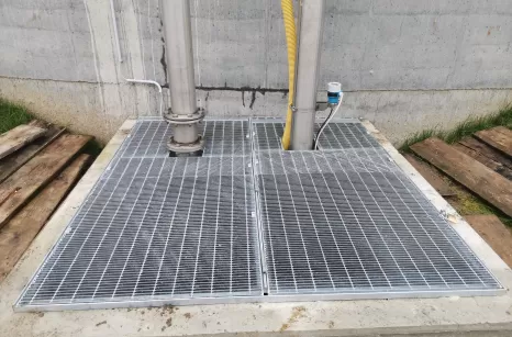 Griglia in ferro zincato