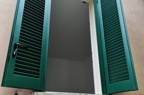 Persiana blindata in acciaio zincato