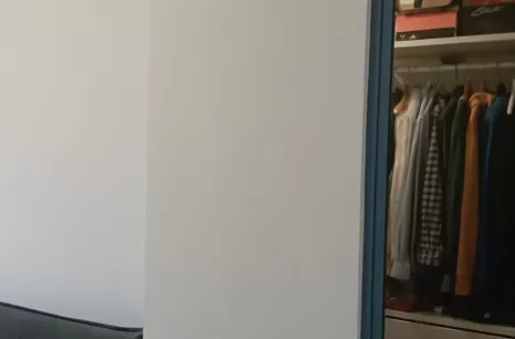 Porta in metallo verniciato per cabina armadio