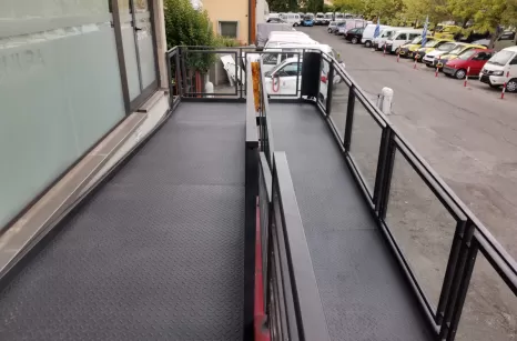Rampa di accesso per disabili