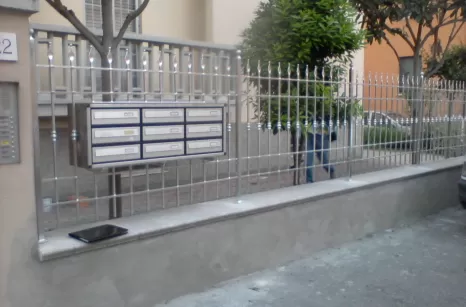 Recinzione in ferro battuto