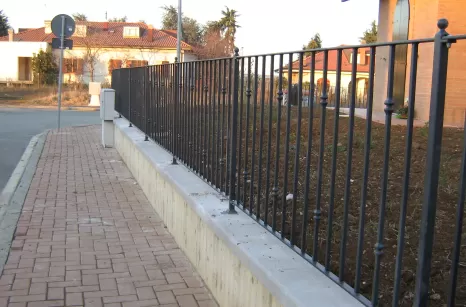 Recinzione in ferro battuto