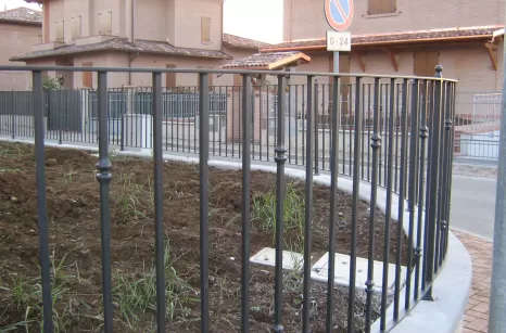 Recinzione in ferro battuto