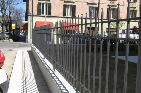 Recinzione in ferro battuto