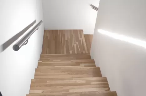 Scala in ferro con struttura portante