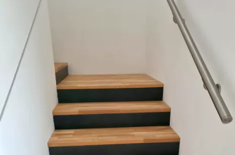 Scala in ferro con struttura portante