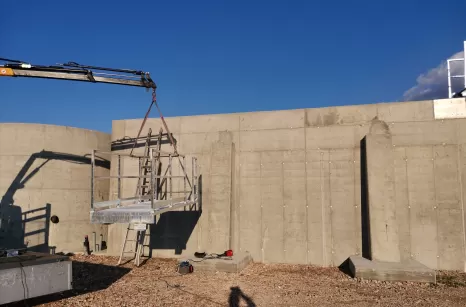 Scala in ferro zincato