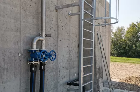 Scala in ferro zincato