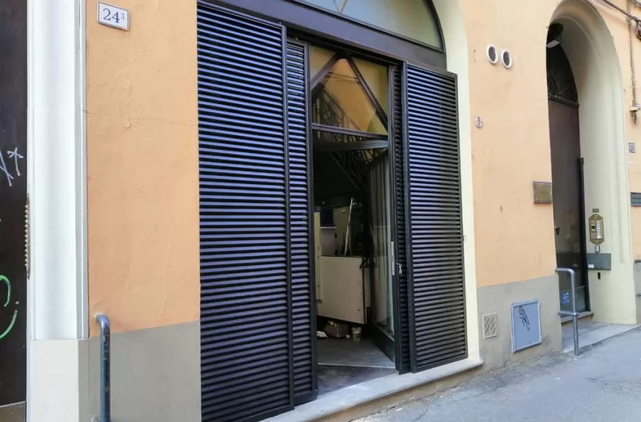 Persiana blindata in acciaio zincato