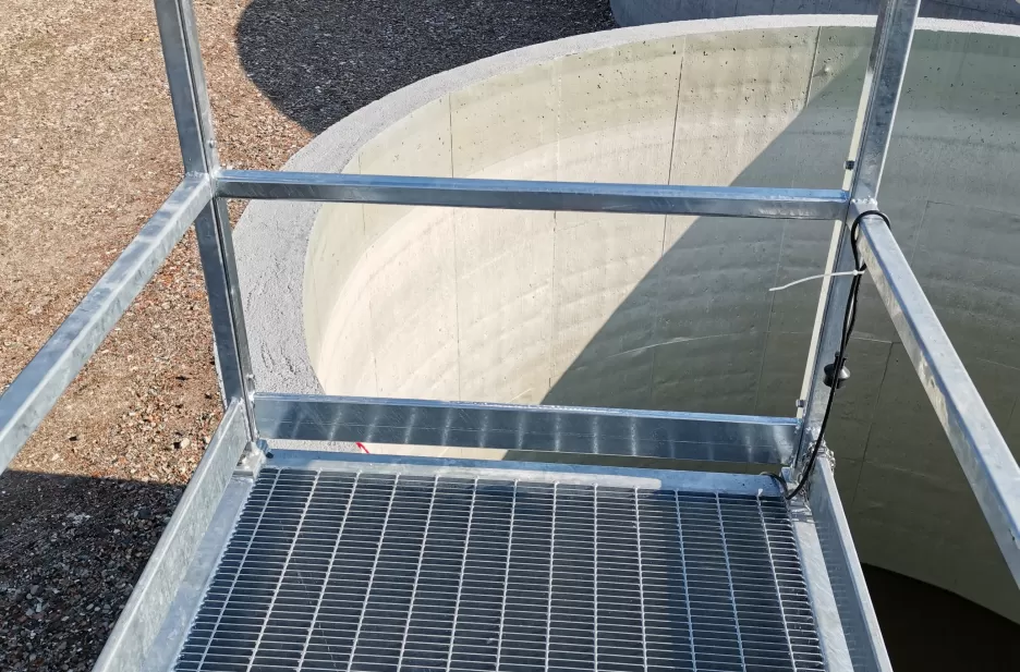 Scala in ferro zincato